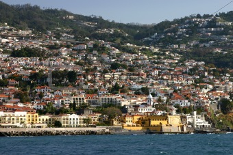 Funchal, view from the ocean