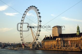 London Eye and Water
