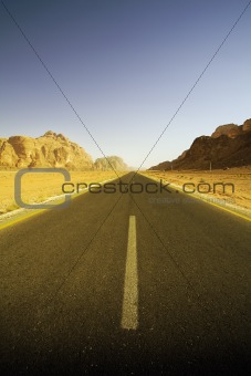 empty roadway