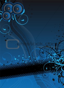 blue party background