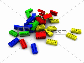 colorful lego blocks