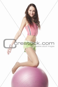 Girl on a ball