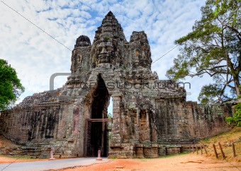 Gate of Angkor Wat - Cambodia (HDR)