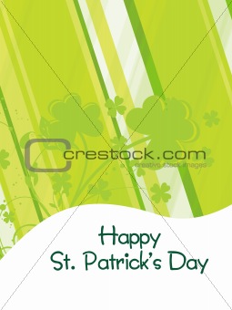vector artistic pattern patrick's day card
