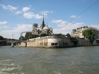 Notre Dame seen from the Seine