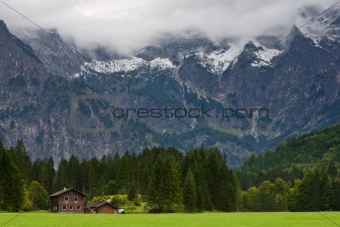 Totes Gebirge Mountains from to Almsee