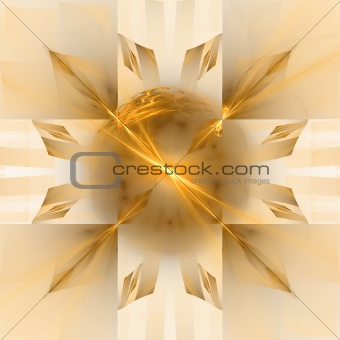 Abstract background. Gold orange palette.
