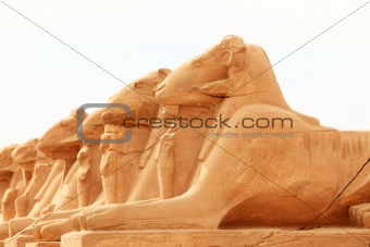 Sphinx sculptures 