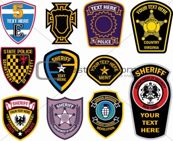 military shield badge