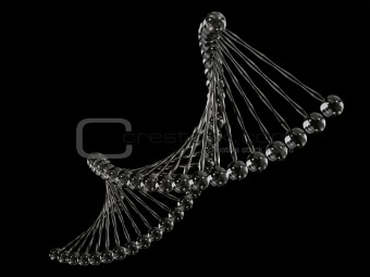 Computer generated model of DNA