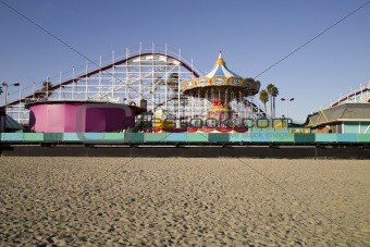 Boardwalk and Roller Coaster