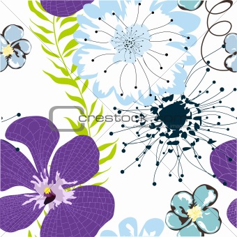 seamless floral wallpaper