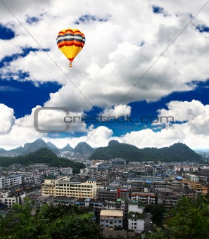 The scenery of Guilin City