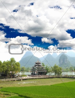 The scenery of Guilin countryside