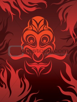 china deamon mask