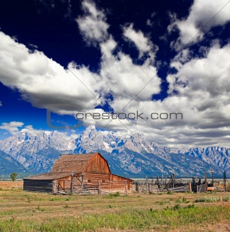 The Moulton Barn in Grand Teton National Park