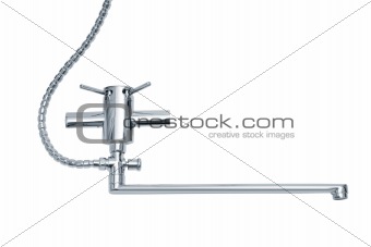 modern metal faucet