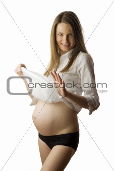 the pregnant woman