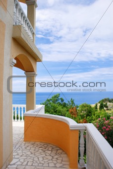 Terrace with sea view
