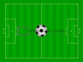 Football field illustration