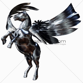 Silver Winged Horse