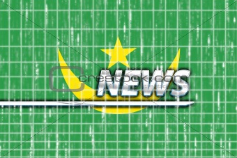 Flag of Mauritania news