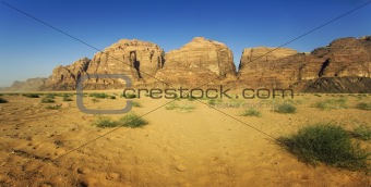 the wadi run desert