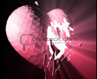 Broken heart illustration