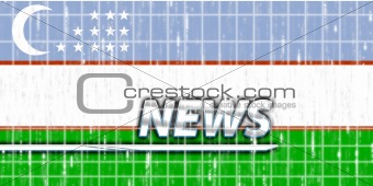 Flag of Uzbekistan news