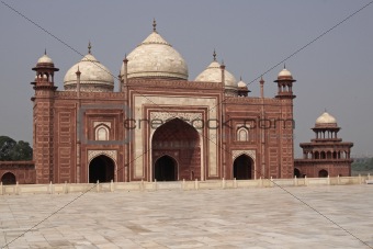Mughal Style Mosque At The Taj Mahal