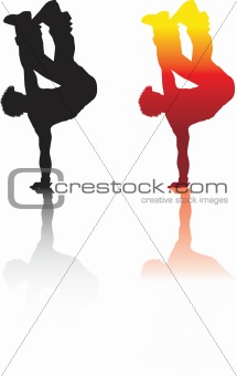 breakdancer handstand