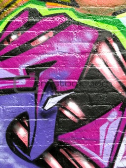 segment of graffiti