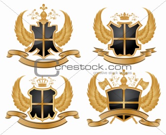 Vector coat of arms.