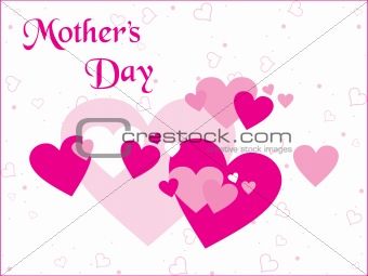 heart background for mother day