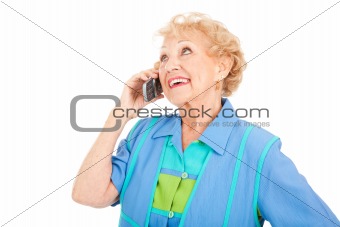 Senior Woman - On Cellphone