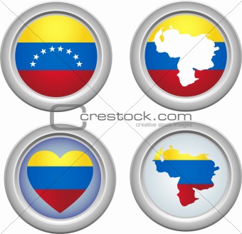Venezuela Buttons
