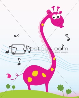 Singing giraffe