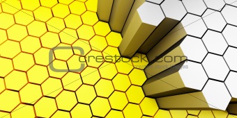 Background honeycomb