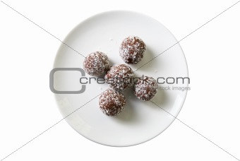 Chocolate ball cakes