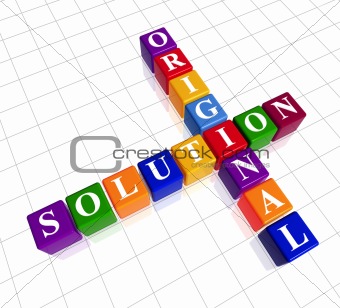 color original solution like crossword