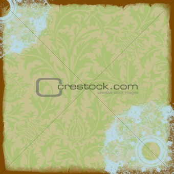 green floral cover