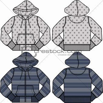boy and girl fashion hoodies