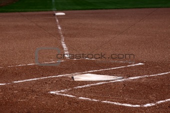 Close-up of Home Plate
