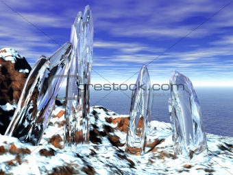 Crystals in Landscape