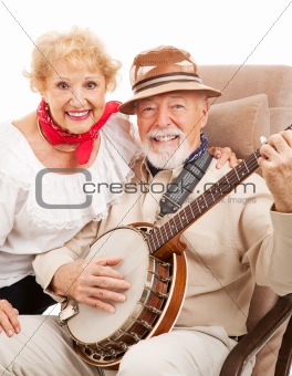 Senior Country Music Couple
