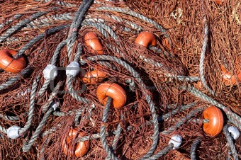 Fishing nets out to dry