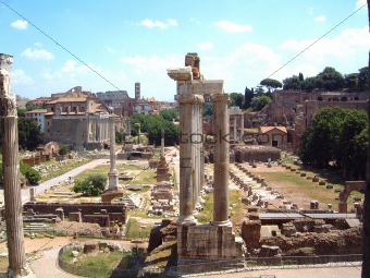 Imperial Forum and Venus Temple - Rome