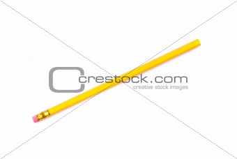 yellow pencil with eraser