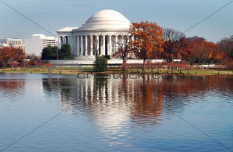 Jefferson Monument Reflection
