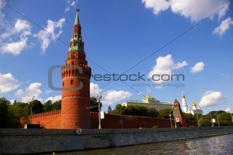The Moscow Kremlin Towers